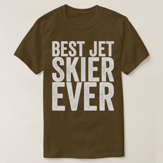 T-shirt Meilleur skieur Jet (Design devant)