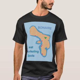T-shirt Meilleur snorkeling et plongée en bord de mer à bo