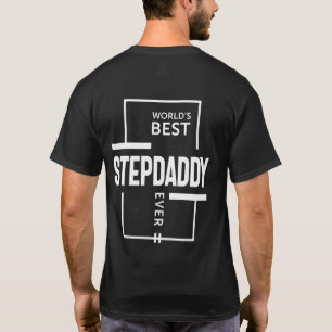 T-shirt Meilleur Stepdaddy du monde des hommes