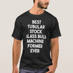 T-shirt Meilleur Stock Tubulaire en verre Machine à bulles