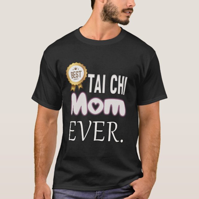 T-shirt Meilleur Tai Chi Maman (Devant)