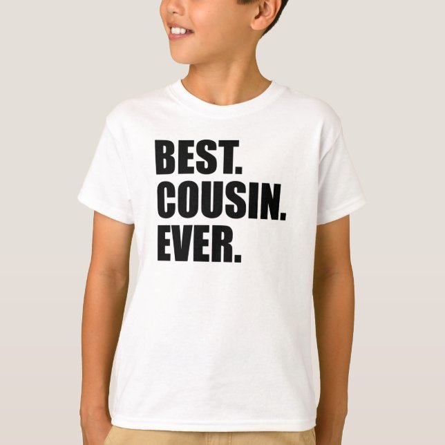 T-shirt Meilleur tee - shirt Cousin (Devant)