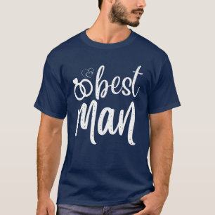 T-shirt Meilleur Témoin Mignon Fiançailles Époux Correspon