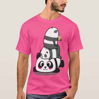 T-shirt Meilleur thé à bulle Panda