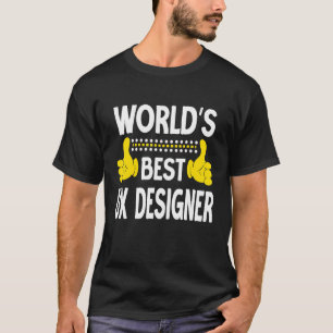 T-shirt Meilleur titre de poste de concepteur d'expérience