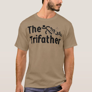 T-shirt Meilleur Triathlon Papa Jamais Je Soutiens Mes Pèr