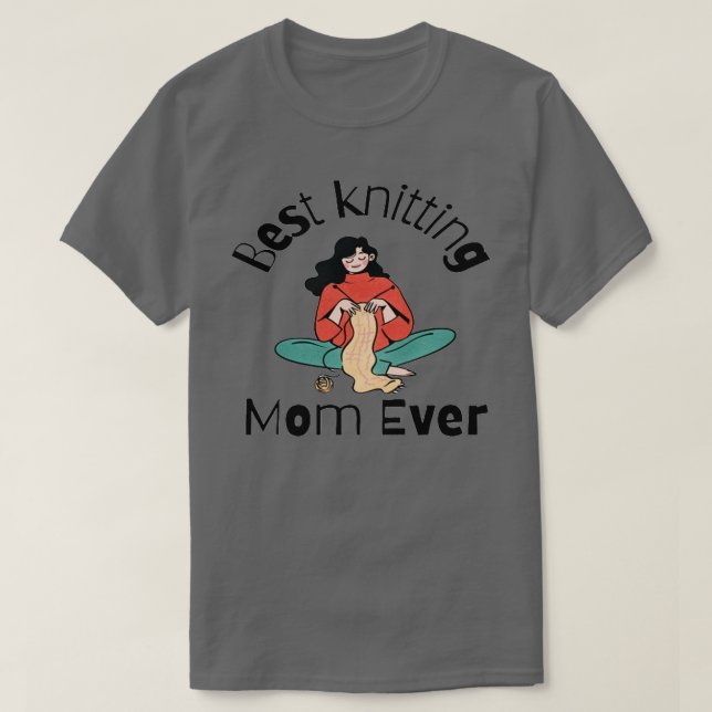 T-shirt Meilleur Tricot maman Ever2 (Design devant)