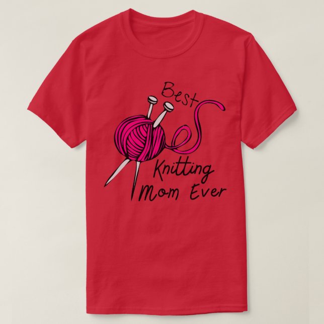 T-shirt Meilleur Tricot Maman Ever 164 (Design devant)