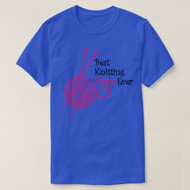 T-shirt Meilleur Tricot maman Ever 9 (Design devant)