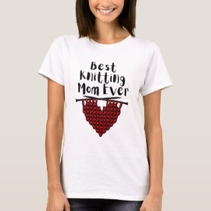 T-shirt Meilleur Tricot maman jamais