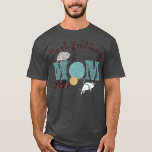 T-shirt Meilleur Tricot Maman Jouer Des Chats Drôle