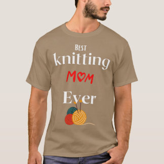 T-shirt Meilleur tricot Maman toujours classique