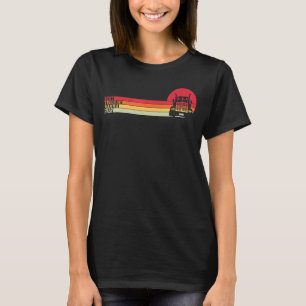 T-shirt Meilleur Truckin Mamma Ever Maman Retro Trucker Bi