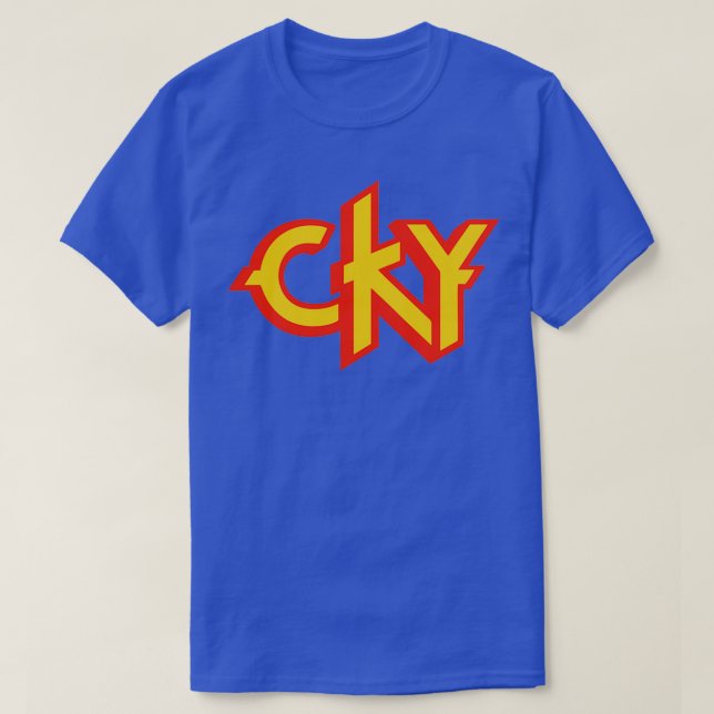 T-shirt MEILLEUR VENDEUR CKY Skateboard Merchandises (Design devant)