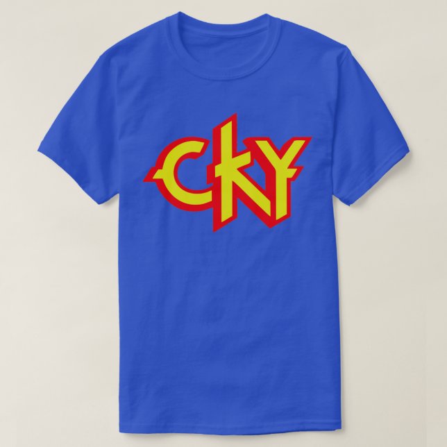 T-shirt MEILLEUR VENDEUR CKY Skateboard Merchandises 6 (Design devant)