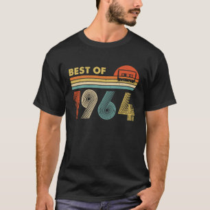 T-shirt Meilleur vintage De 1964 57e anniversaire Retro Ca