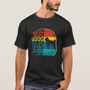 T-shirt Meilleur Vintage Shiba Inu Chien Papa Jamais Père