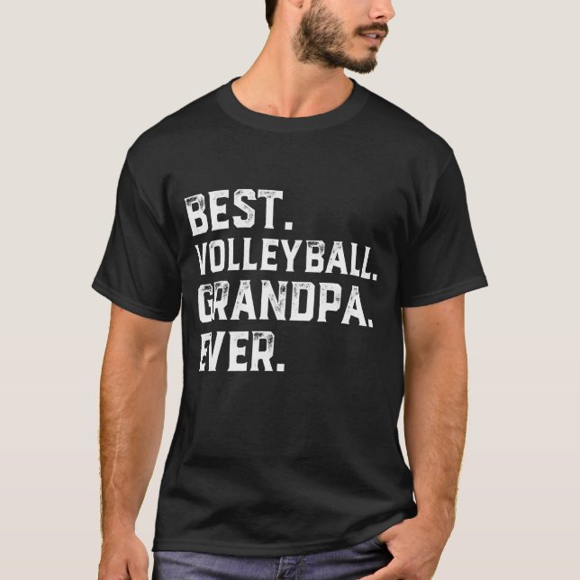 T-shirt Meilleur volley-ball grand-père Ever (Devant)