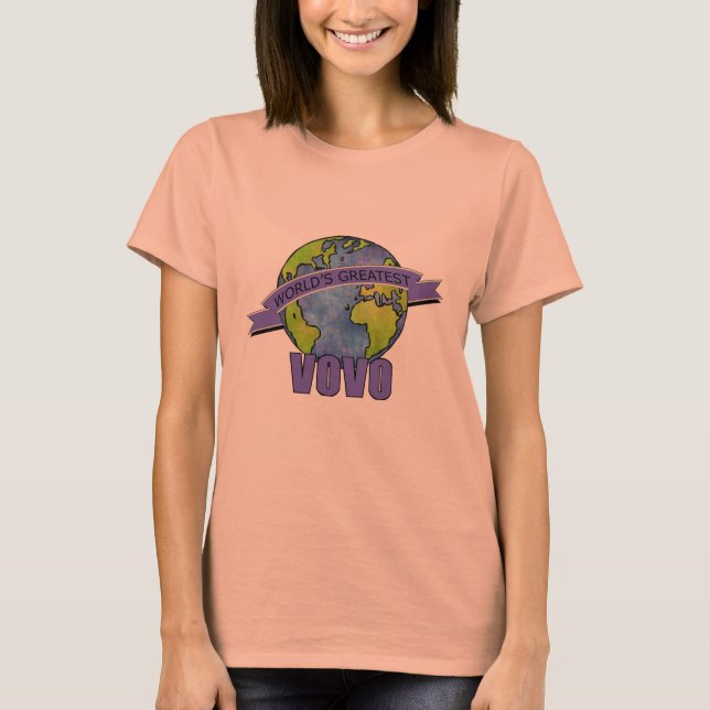 T-shirt Meilleur VoVo du Monde (Devant)