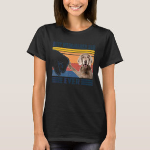 T-shirt Meilleur Weimaraner papa jamais chien Fête des pèr