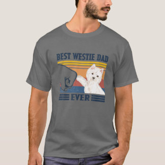 T-shirt Meilleur Westie West Highland White Terrier Papa J