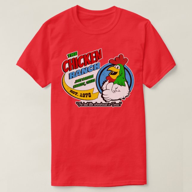 T-shirt Meilleur Whorehouse du Texas (Design devant)