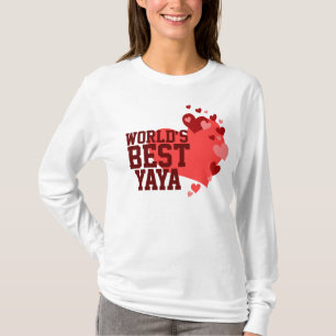 T-shirt Meilleur Yaya du monde