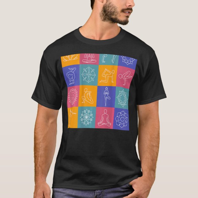 T-shirt Meilleur Yoga Backprint 3 (Devant)