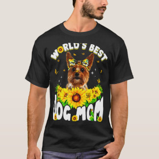 T-shirt Meilleur Yorkshire Terrier Chien Maman Maman D