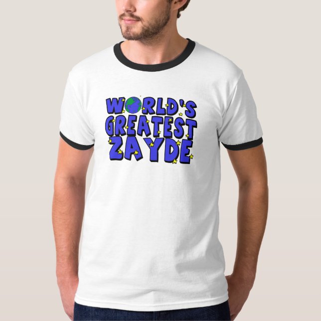 T-shirt Meilleur Zayde du monde (Devant)