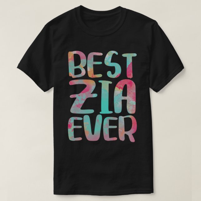 T-shirt Meilleur Zia jamais (Design devant)