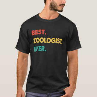 T-shirt Meilleur zoologiste rétro de zoologiste jamais