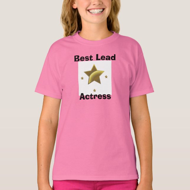 T-shirt Meilleure actrice en chef (Devant)