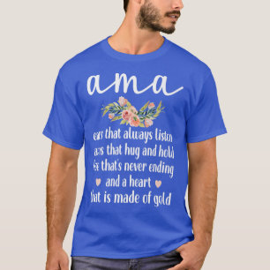 T-shirt Meilleure Ama Grand-Mère Appréciation Ama Grand-Mè