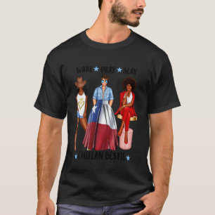 T-shirt Meilleure amie chilienne africaine Drapeau du Chil