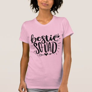 T-shirt Meilleure Amie Équipe Meilleure Amitié BFF Lettrag