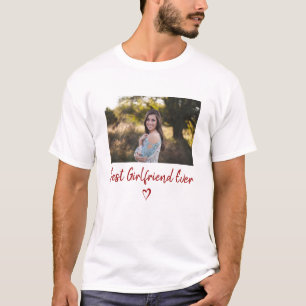 T-shirt Meilleure amie Jamais Coeur Rouge