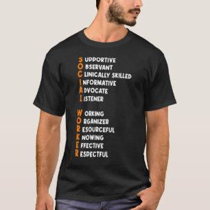 T-shirt Meilleure appréciation des travailleurs sociaux tr
