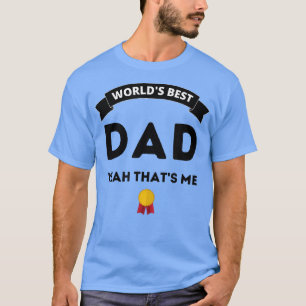 T-shirt Meilleure banderole de tee-shirt masculin au monde