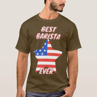 T-shirt Meilleure Barista Ever 7