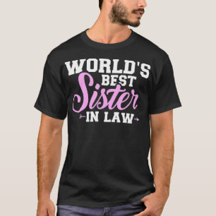 T-shirt Meilleure belle-sœur du monde