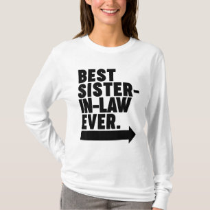 T-shirt Meilleure belle-soeur jamais