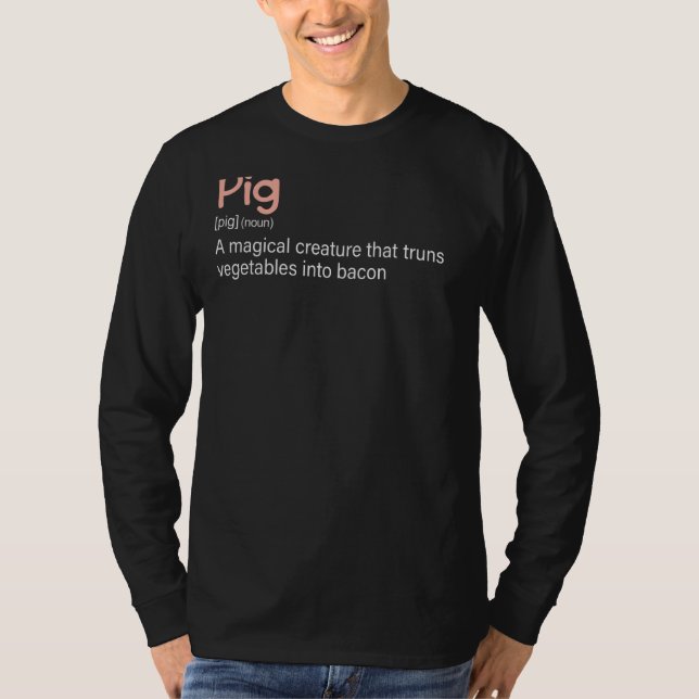 T-shirt Meilleure Blague De Viande Hilarious Définition De (Devant)