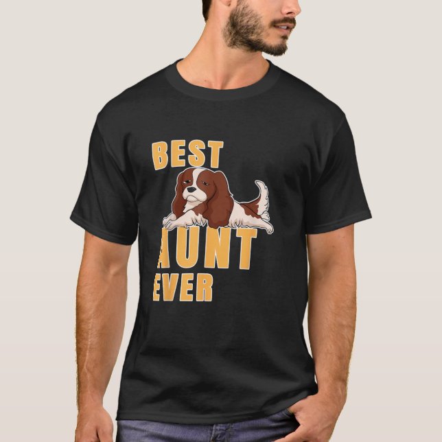 T-shirt Meilleure Chemise Cavalier King Charles Spaniel Ta (Devant)