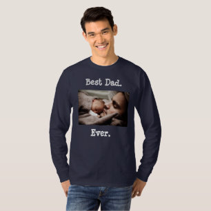 T-shirt Meilleure chemise personnalisée de papa jamais