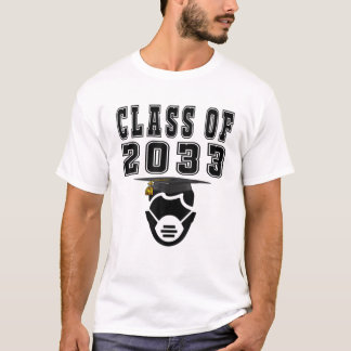 T-shirt Meilleure Classe De 2033 Diplôme Premier Jour De L