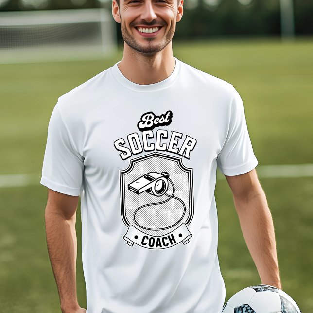 T-shirt Meilleure conception de sifflet de l'entraîneur de (Créateur téléchargé)