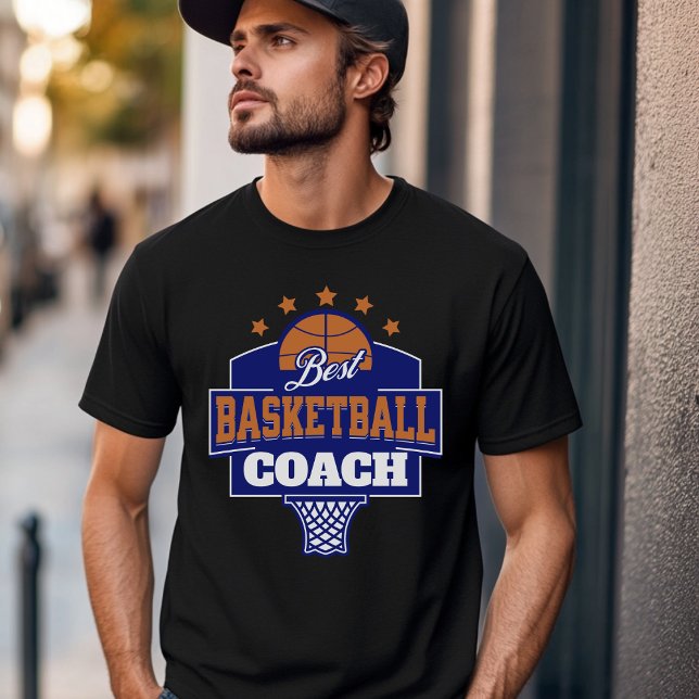 T-shirt Meilleure conception d'entraîneurs de basket-ball (Créateur téléchargé)