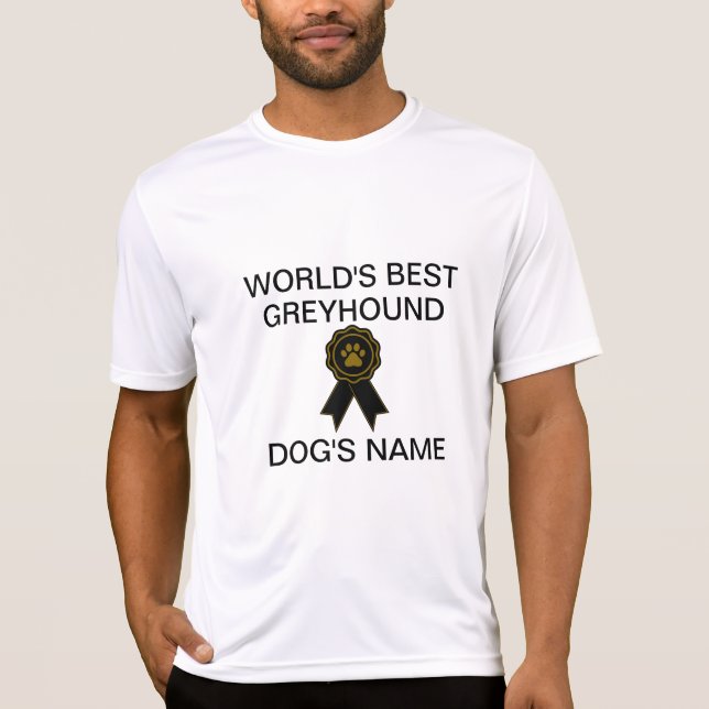 T-shirt Meilleure conception Greyhound sur mesure (Devant)