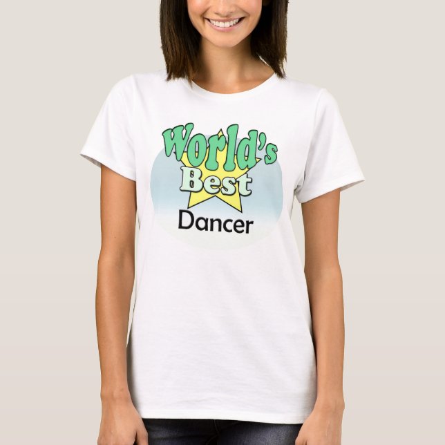 T-shirt Meilleure danseuse du monde (Devant)